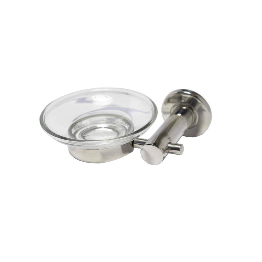 Glass Soap Holder - Elegant Bathroom Accessory