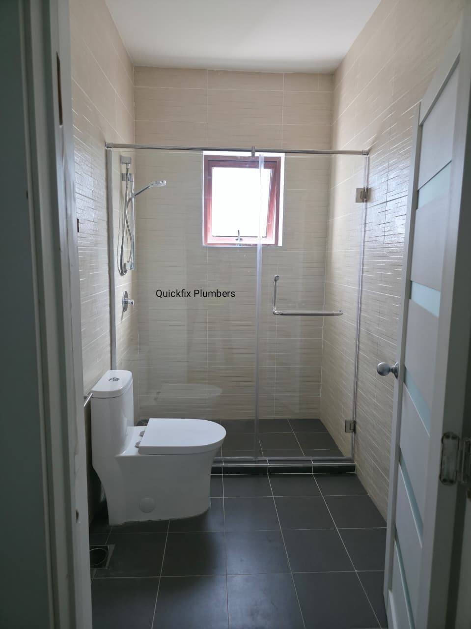 Inline Frameless Glass Shower Enclosure Nairobi