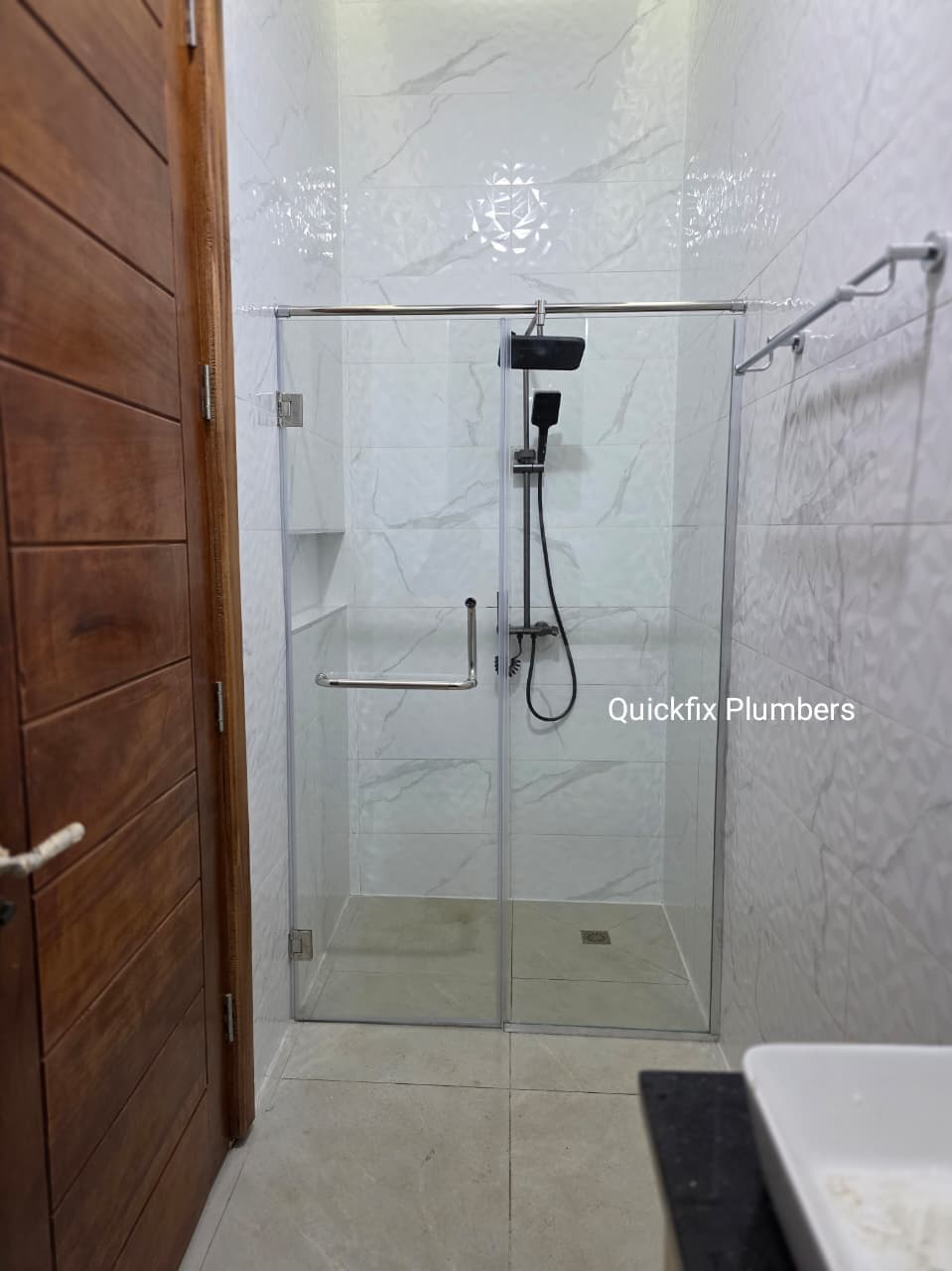 Inline Frameless Glass Shower Nairobi