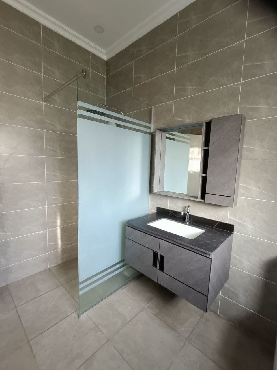 Single Panel Glass Shower Door