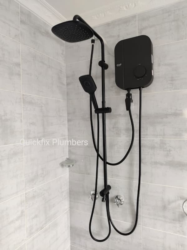 Alpha Instant Shower with Pump Black Eas7 NI | Nairobi