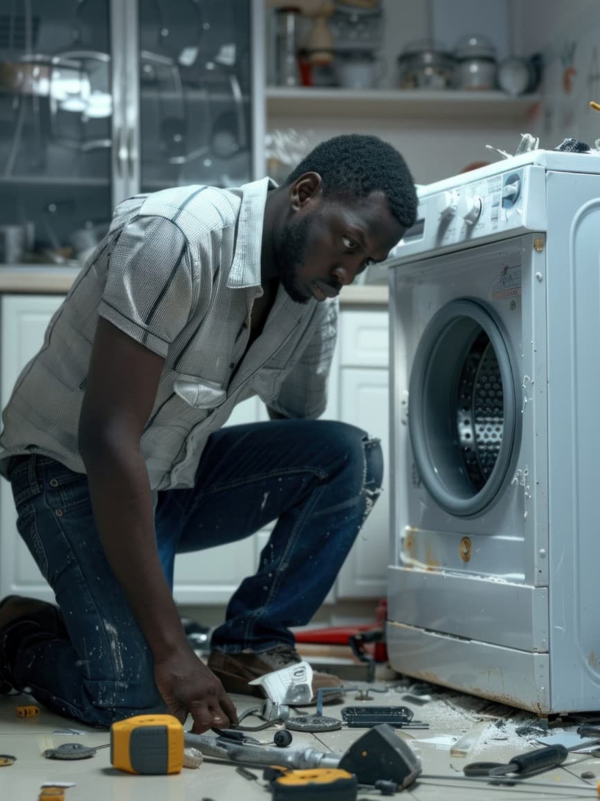 Expert washing machine installation